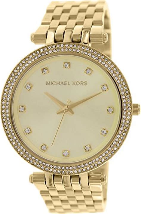 michael kors gold uhr damen blumen